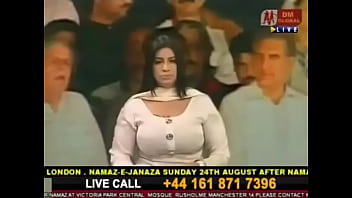 ボインの巨乳厚いセクシーな熟女パキスタンの女優ナドラChaudhary.FLV