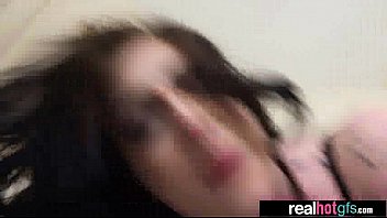 ホットリアルガールフレンドはテープ映画でハードコアセックスをお楽しみください-14