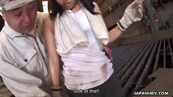 セックス中毒の女をクソ金属労働者