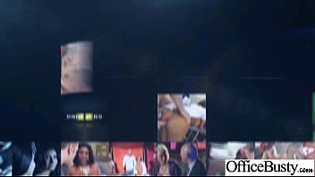 Секс видео с шлюхой в офисе с девушкой с большими сиськами (Rhylee Richards), клип-28