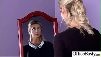 Хардкорный секс в офисе с девушкой с огромными сиськами (Kleio Valentien), видео 15