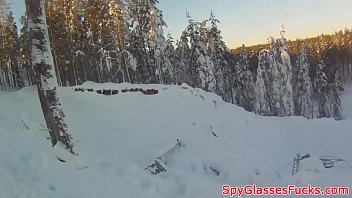 隠されたスパイカムで犯されたヨーロッパの美しさのハメ撮り