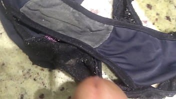 cumming in her panties 5