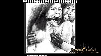 BDSM和恋物癖色情的惊人的现实卡通图画