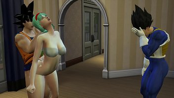 ベジータは悪夢を持っています悟空は寝取られ変態の前で彼の妻ブルマをファックします