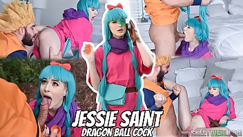 ジェシーセイントコスプレドラゴンボールコック-ローガンピアスは9000を超え、ジェシーセイントの奥深くで絶頂し、彼女に乱雑な中出しを与えます。パイパンのの巨乳はアニメキャラクターに扮したままクリームがいっぱい。