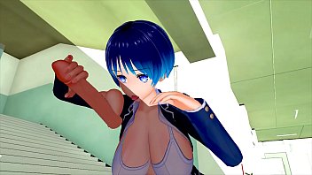 女性の同級生は廊下で熱くなっていたので、私は彼が問題を解決するのを手伝わなければなりませんでした3D HENTAI 65