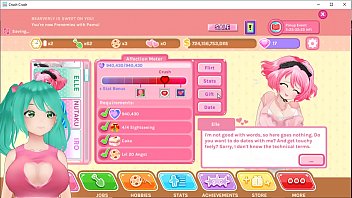 かわいいアニメの女の子Vtuberは無修正のクラッシュクラッシュを再生します