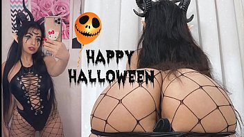 2020年ハロウィーン-サキュバス召喚-ポルノホラー-猥談、フェラチオ、おっぱいファック-口内射精