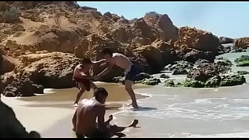 ビーチで熱いベネズエラ人