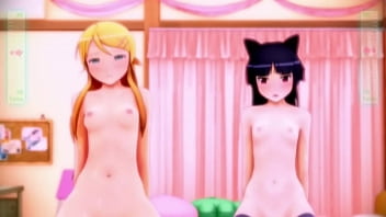 【無修正】姉と黒猫が上手く乗れない！ ?? 同じ作者からの追加のループ（Threefish）