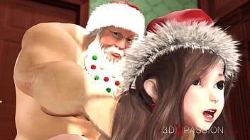 メリークリスマスをお祈りします。恥ずかしがり屋のオタク系の女の子がサンタクロースに犯されることを夢見ている