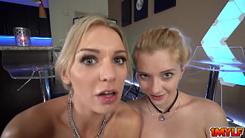 ホットブロンドのMILFケンジーは彼女の甘美な唇を包むためにいくつかの余分なハードコックを切望しています