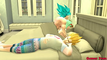 ドラゴンボールポルノ変態悟空は、熱い妻としてベジータの隣でブルマをファックし、彼女の夫の寝取られNTRで浮気します