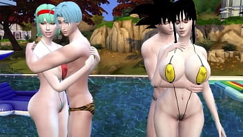 ブルマ継母と妻 エピ 3 美しいセックス中毒の妻は、寝取られた夫よりも大きなコックを持つ継息子とその若い友人に犯されるのが好きです、お尻で激しく犯されるのが好きです NTR