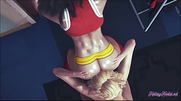 ぼくの英雄ふたなり変態3D-ミツキクンニリングスと彼女の猫の中出しでモモに性交-マンガアニメ漫画日本のポルノ