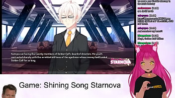 VTuber LewdNeko играет сияющую песню Starnova Aki Route, часть 2