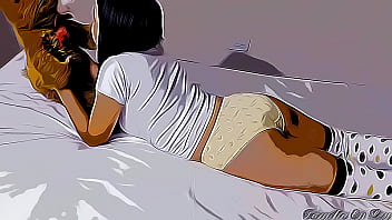 私は姪と一緒に遊んでいます彼女が私のコックで動くウイリーゲームパート1-漫画版