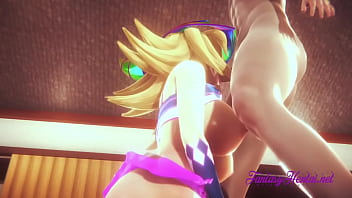 遊☆戯☆王変態-ダークマジシャンガールフェラとセックス-日本のマンガアニメ漫画3Dポルノ