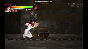 漂亮的 Airi 无尽女孩在性感色情无尽游戏中与矿工发生性关系