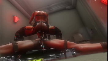 Citor3 3D SFMVRセックスゲーム巨大なおっぱいラテックス愛人電気刺激尿道球腺液乗馬と搾乳