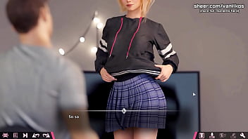 ダブル宿題|ゴージャスなボディを持つホットな18歳のブロンドののガールフレンドは彼氏の巨根に乗る|私の最もセクシーなゲームプレイの瞬間|パート＃17