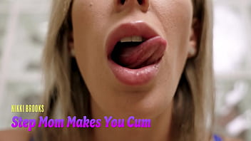 ステップママはあなたを彼女の口だけで中出しさせます-ニッキブルックス-ASMR