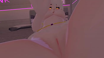 ホットエンジェルがあなたの顔に座る️VRchatで激しいうめき声を上げてPOV顔面騎乗[無修正3D変態]