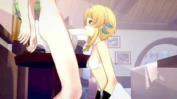 原神インパクト変態-発光フェラとかみそりに犯される-日本のアジアのマンガアニメゲームポルノ