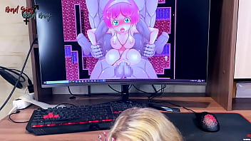 オタクは変態ゲームをプレイし、突然奇跡が起こったときに女の子が現実の生活で彼を吸い取るだろうと夢見ました！ AnnyCandy Painboy