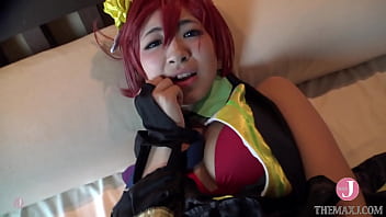 【HentaiCosplay】ユニットのジュニアメンバーを優しく主観セックスの世界に迎えるキャラクターなりすまし！