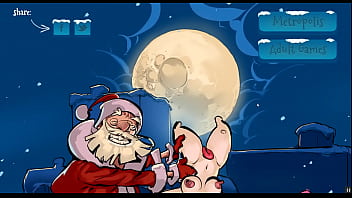 대도시의 크리스마스 이브 [Xmas PornPlay] 산타는 딜도 라구 딜도 장난감을 제공하는 동안 붙어 있습니다.