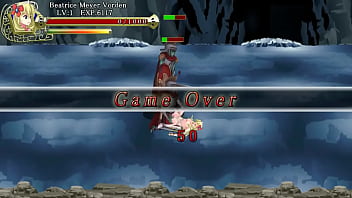 主のh道路の変態新しいゲームプレイでモンスターの男性とセックスしているかなりの戦士の女性
