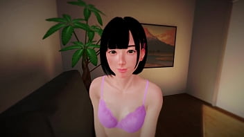 ソファの上のセクサロイドガールフレンド[3D変態、4K、60FPS、無修正]