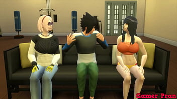 NARUTO-ナルト-変態エピソード48サスケは今度はキッチンで日向とセックスし、NARUTO-ナルト-は彼らが彼の妻とどのようにセックスするかさえ知りません