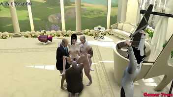 ドラゴンボールポルノエピ27悟空の結婚式彼の妻は催眠術をかけられ、前で犯された彼女の夫は寝取られ痴女ドラゴンボールポルノ変態のように尻で固くなる