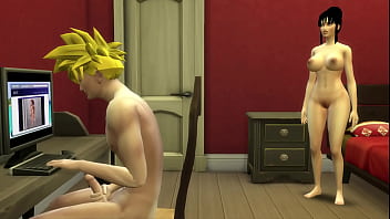 Dragon Ball Porn Epi 41 Молоко ловит своего сына Гохана, мастурбирующую мать трахают на глазах у ее мужа