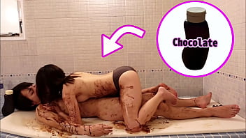 バレンタインデーに全身チョコレートSEXをプレゼントしてきた彼女がエロい。