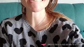 Vends-ta-culotte-セクシーなフランスの妊婦は彼女の猫をストリップして指で触れます-CharlotteX
