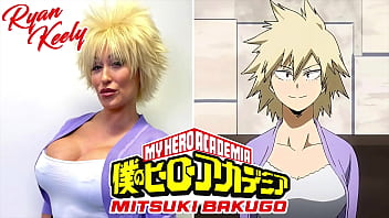 Camsoda-MitsukiBakugoがブッシュに射精するセクシーなMILFRyanKeelyコスプレ