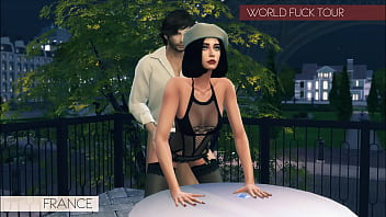 Sims 4. Мировой трах-тур - Франция