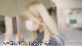 【素人女子大生】金髪大天使2年生 RENちゃん 韓国アイドル大好き20才 真っ白な肌にピンクの美乳が神！乳首舐めながら膣奥突かれて痙攣アクメ