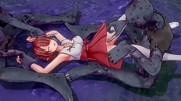ナイトリッカとグール。ミリアと商人[4K、60FPS、3D変態ゲーム、無修正、ウルトラ設定]
