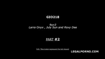 ララの倒錯 9on3 パート #2。アナルフィストでオールイン！ここにトップのLP女がいます！ GIO219