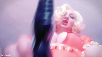 Selfieビデオ-FemDomPOV-ストラップオンファック-ラテックスラバーホットブロンドからの失礼な汚い話