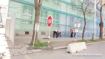 Джина Герсон в хардкорном межрасовом гэнгбэнге