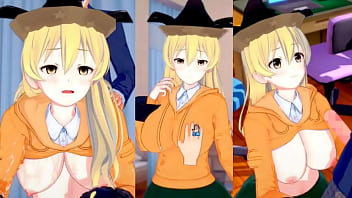 【エロゲーコイカツ！】東方 摩多羅隠岐奈におっぱい揉みまくりH！3DCG巨乳アニメ動画(東方プロジェクト)【ヘンタイゲーム とうほう おきな またら】