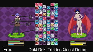 Демо-версия Doki Doki Tri-Line Quest