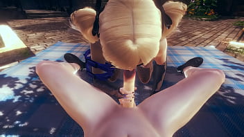 Genshin Impact Hentai - POV フィッシュル フェラチオと彼女の顔で兼 - 日本のアジアのマンガ アニメ ゲーム ポルノ