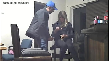 Spycam : ホット ブロンド 義姉妹 キャッチ ととも に 私の 夫